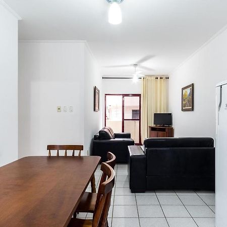 Apartamento Espacoso Com Ar Condicionado E Wi-Fi, A 100 Metros Da Praia - Edificio Estoril Ubatuba Eksteriør bilde