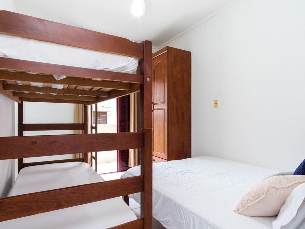 Apartamento Espacoso Com Ar Condicionado E Wi-Fi, A 100 Metros Da Praia - Edificio Estoril Ubatuba Eksteriør bilde