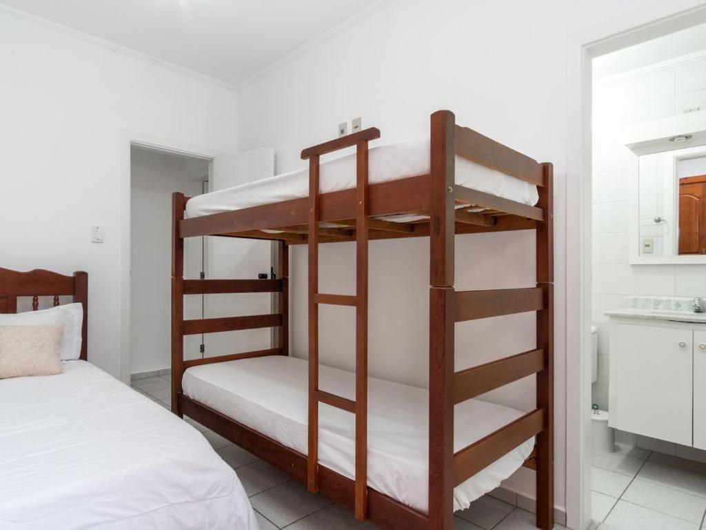 Apartamento Espacoso Com Ar Condicionado E Wi-Fi, A 100 Metros Da Praia - Edificio Estoril Ubatuba Eksteriør bilde